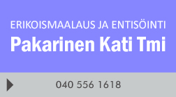 Erikoismaalaus ja Entisöinti Kati Pakarinen logo